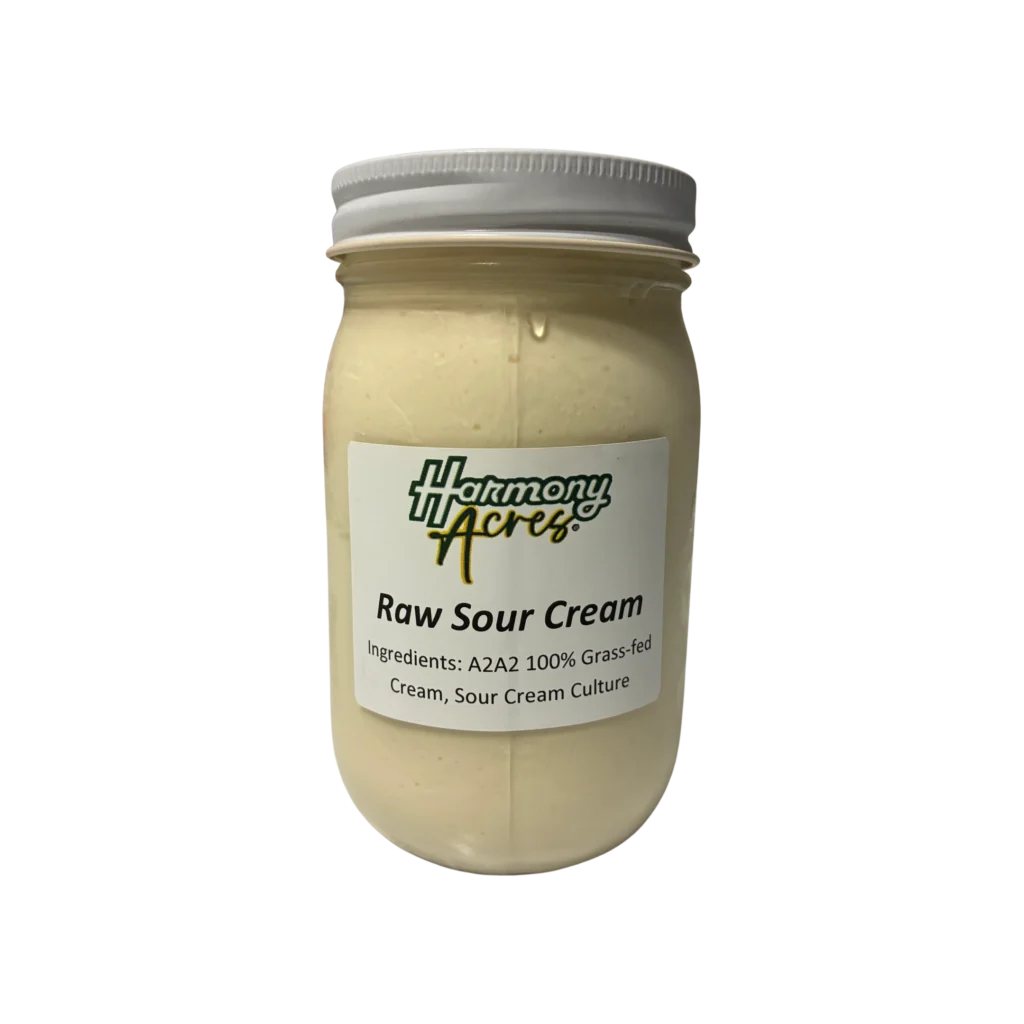 A2A2 100% Grass Fed Raw Sour Cream