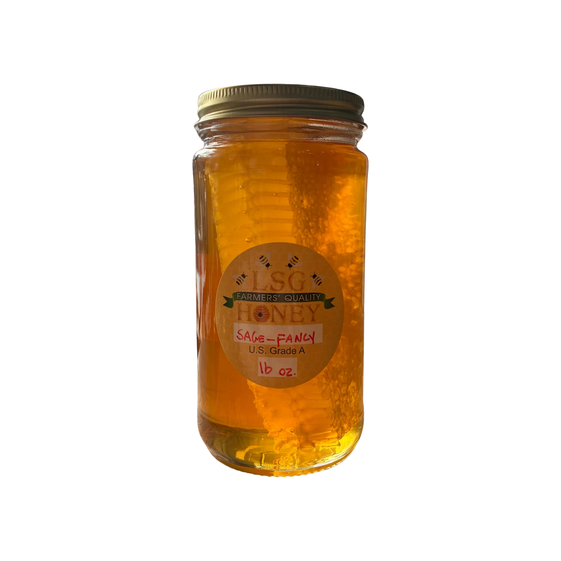 Regenerative Raw Sage Fancy Honey