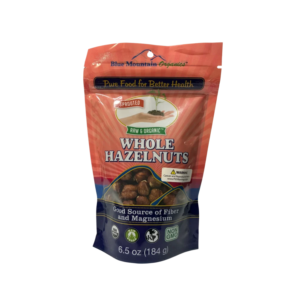 Sprouted Raw Organic Hazelnuts