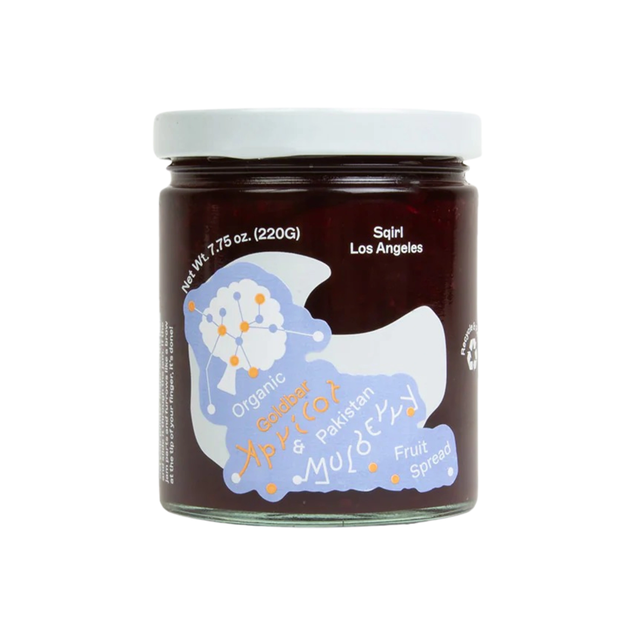 Organic Goldbar Apricot & Pakistan Mulberry Fruit Spread
