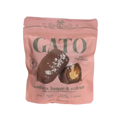 Chocolate Covered Dates Cashew Butter & Walnuts