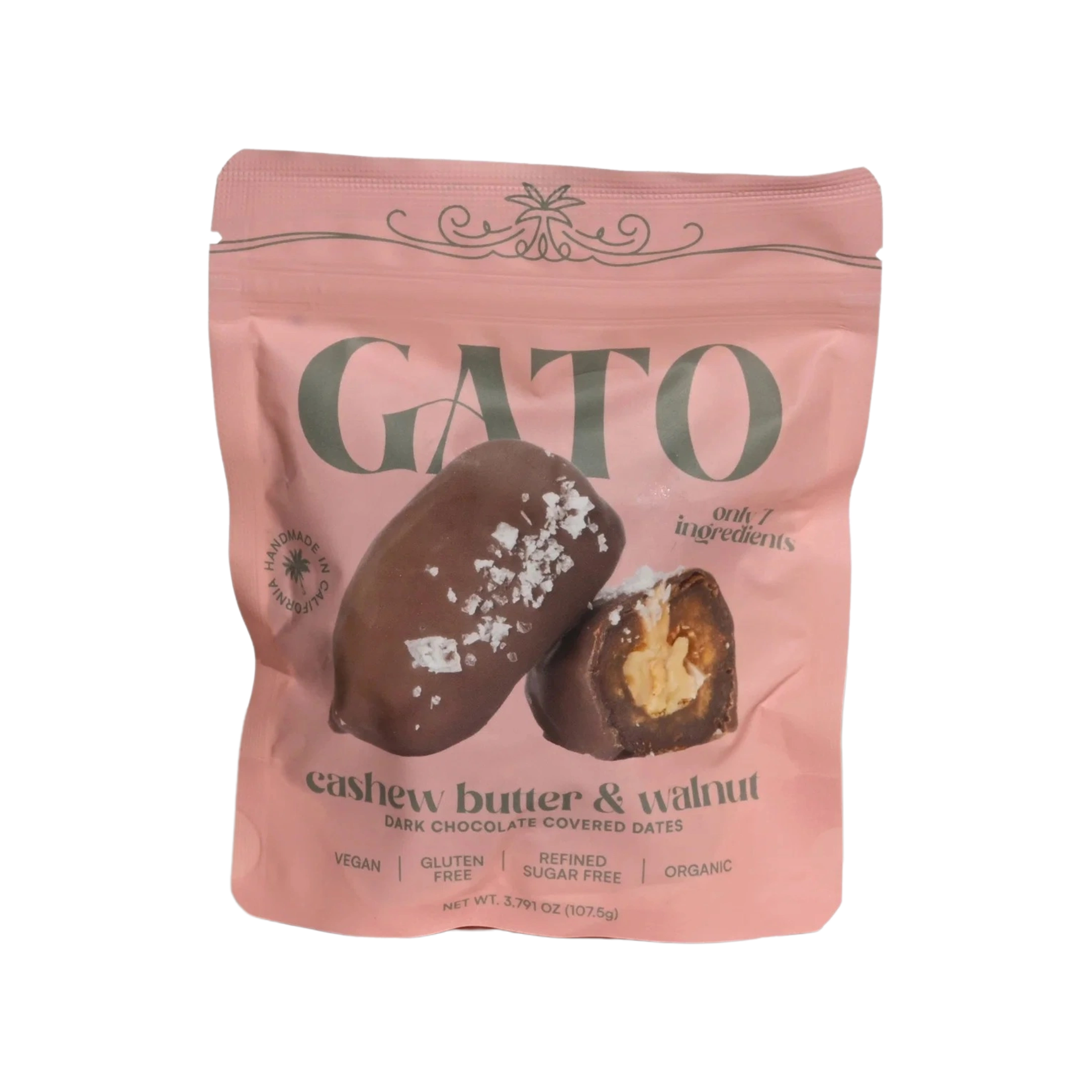 Chocolate Covered Dates Cashew Butter & Walnuts