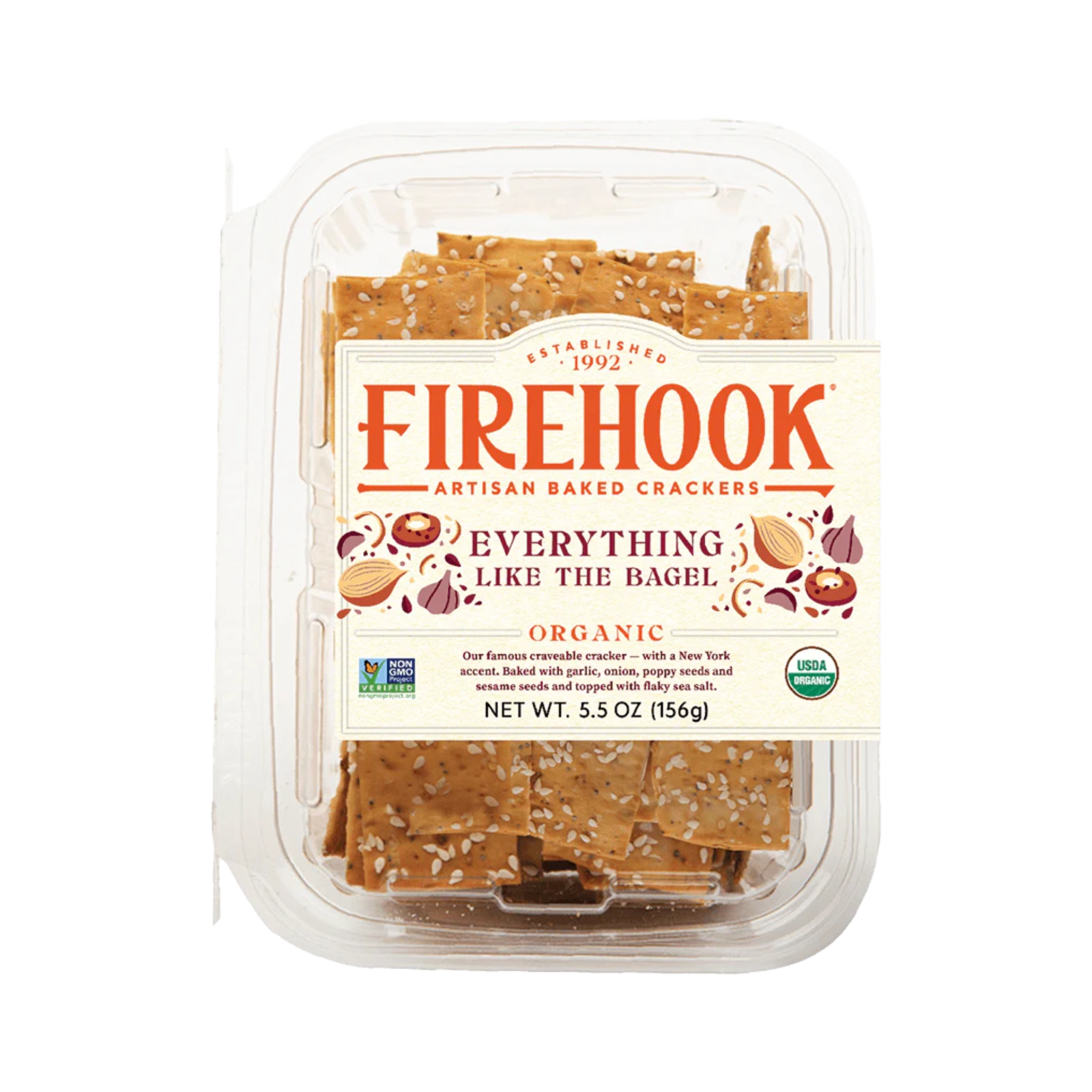 Organic Everything Like The Bagel Baked Crackers