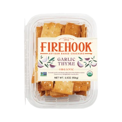 Organic Garlic Thyme Crackers