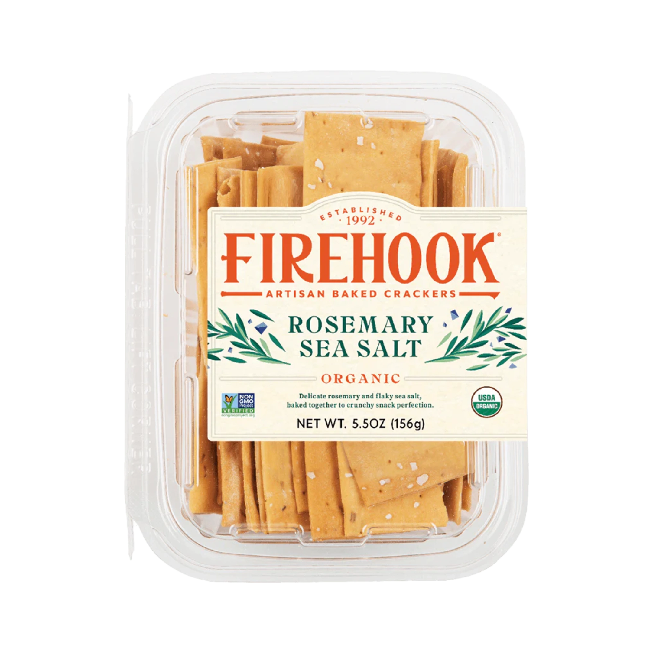 Organic Rosemary Sea Salt Crackers