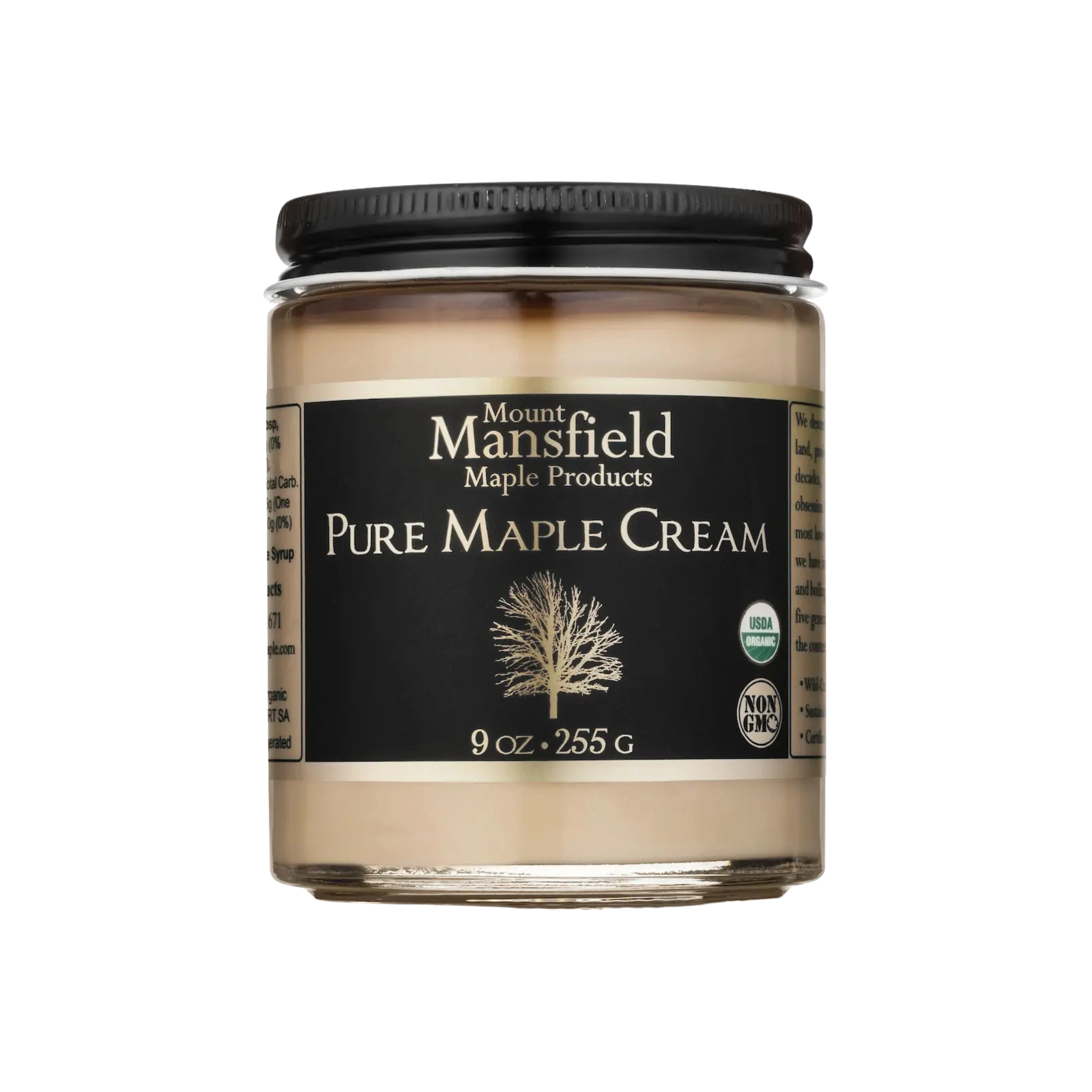 Organic Pure Vermont Maple Cream