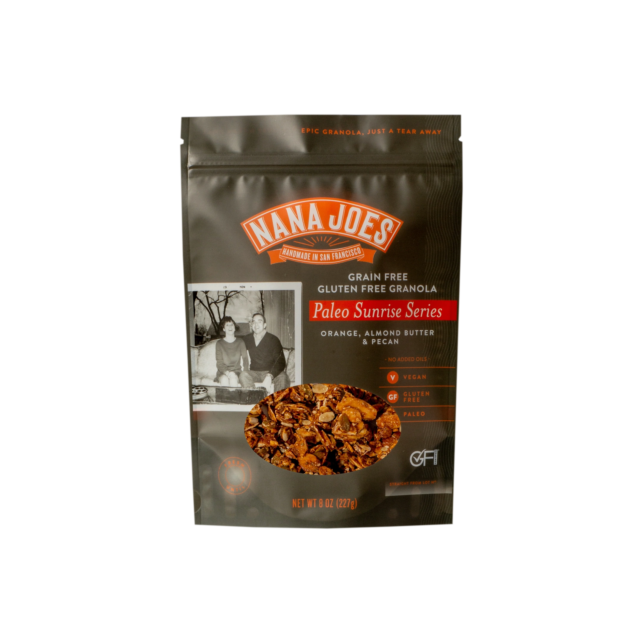 Pecan orange almond butter granola