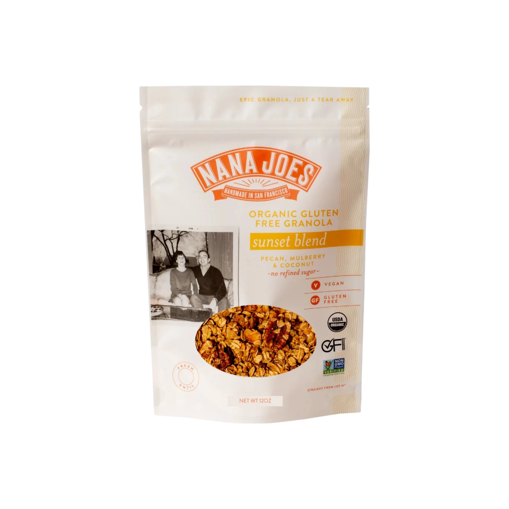 Pecan Mulberry Coconut Granola