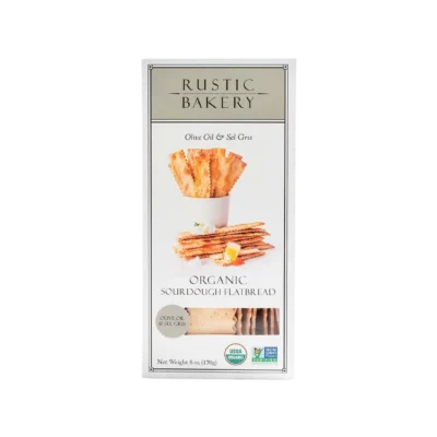 Organic Sourdough Flatbread Olive Oil & Sel Gris