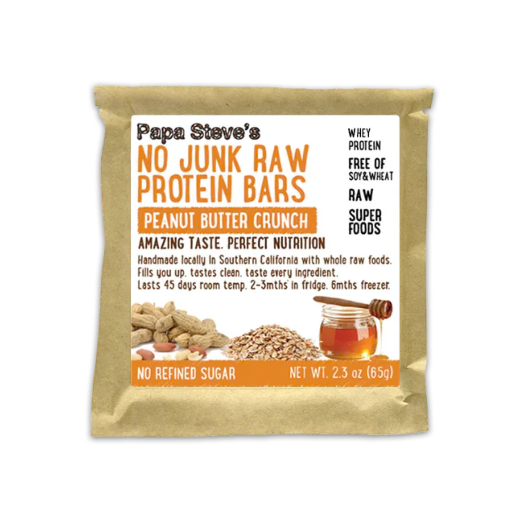 Peanut Butter Honey Protein Bar