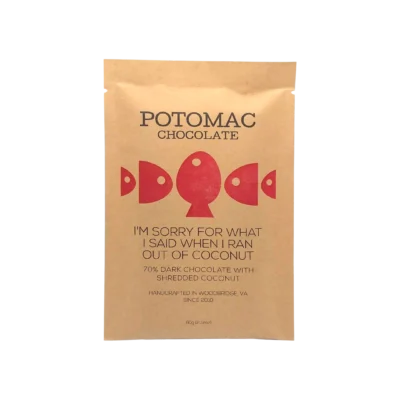 70% Dark Chocolate with Shredded Coconut