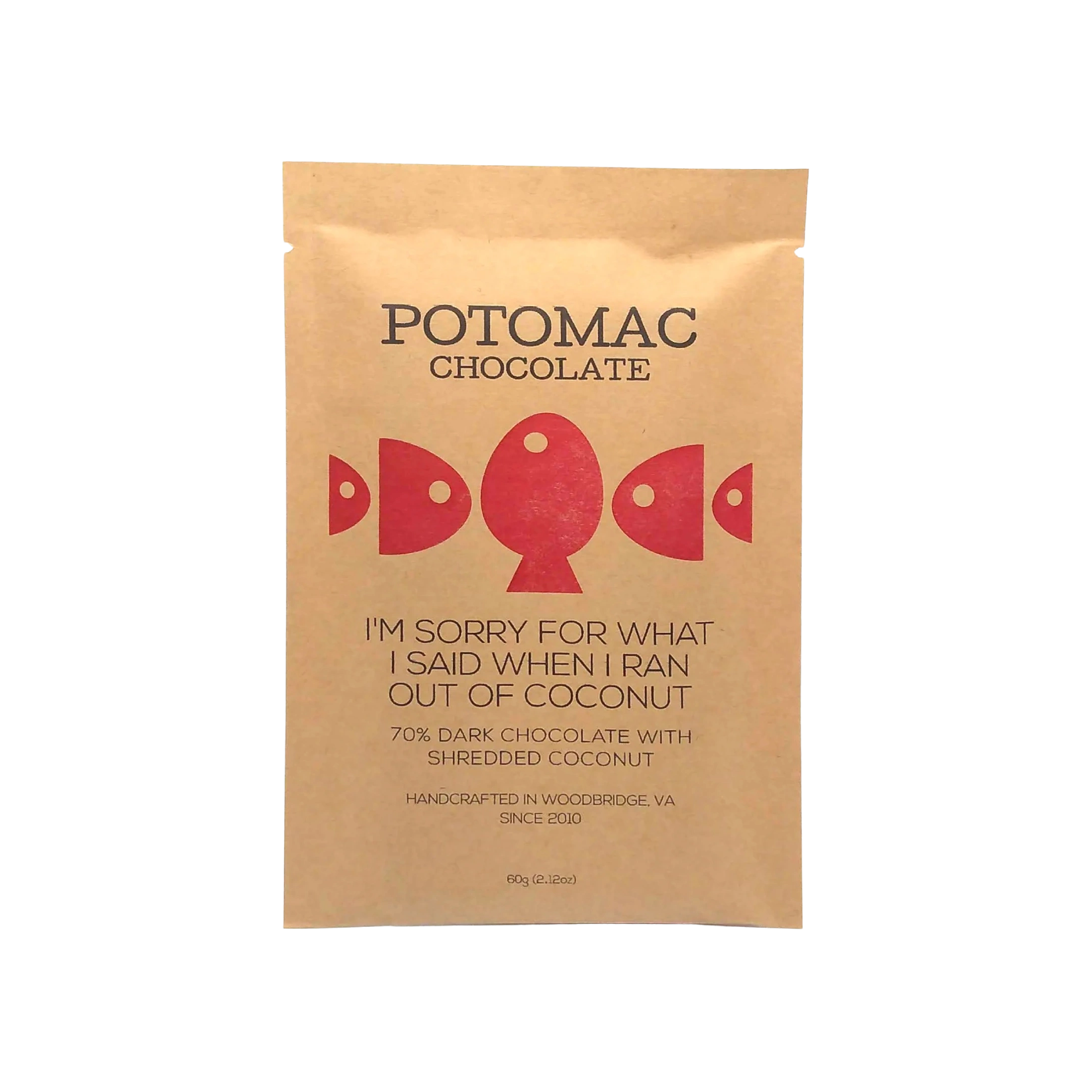 70% Dark Chocolate with Shredded Coconut