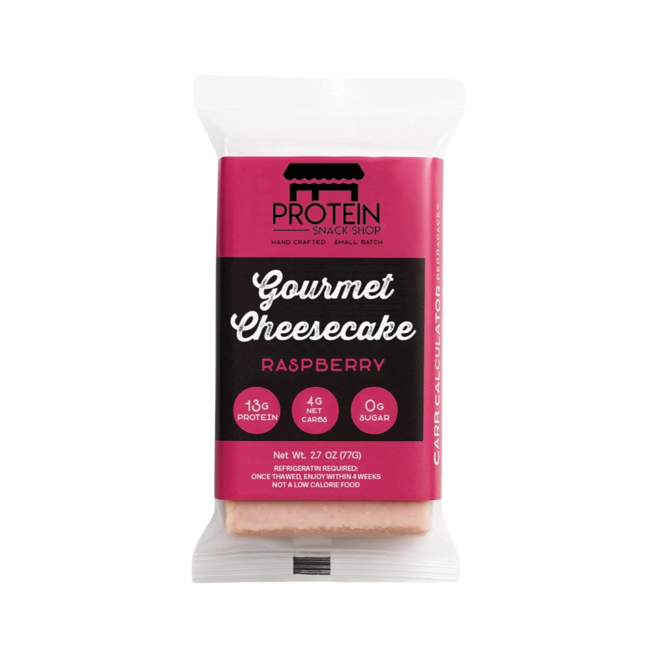 Raspberry Protein Cheesecake Bar