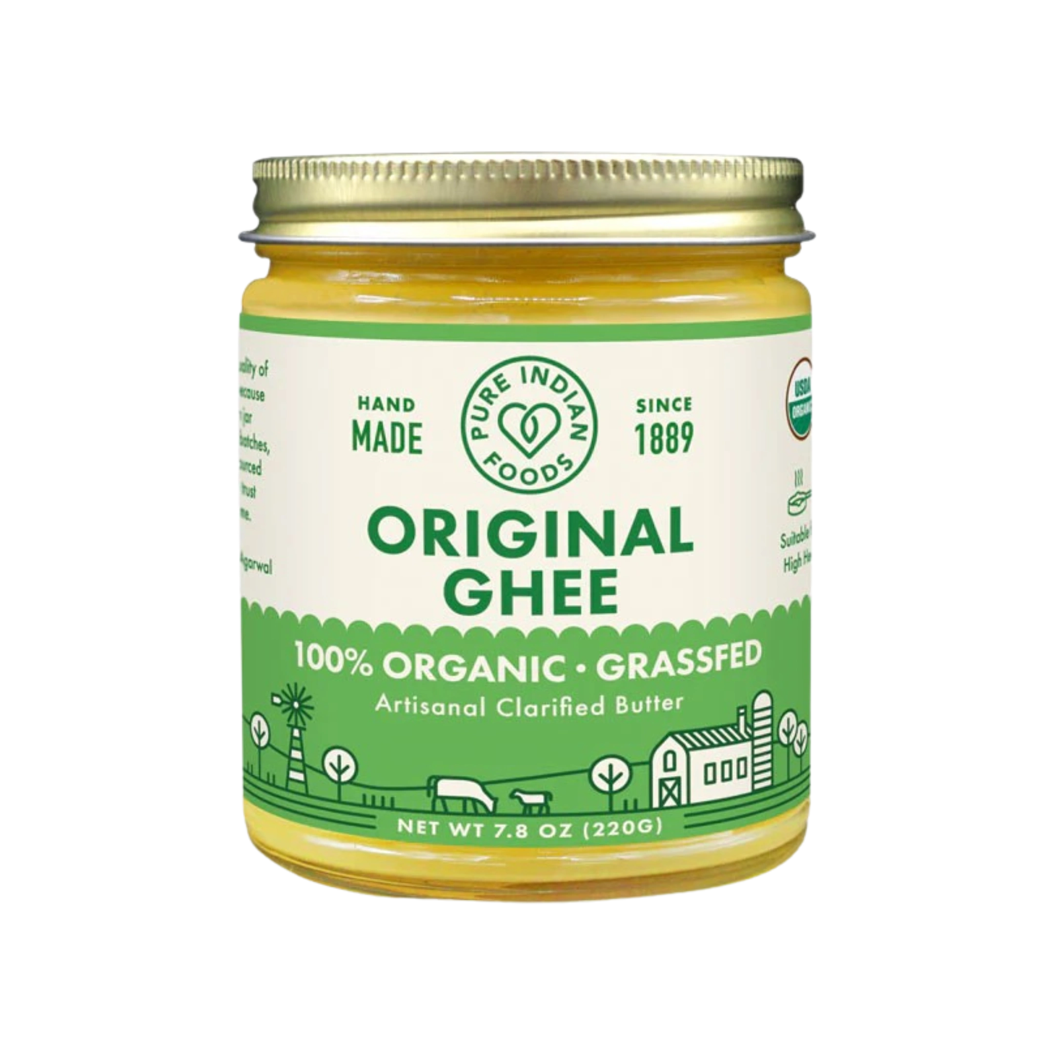 Organic Artisanal Clarified Butter Original Ghee