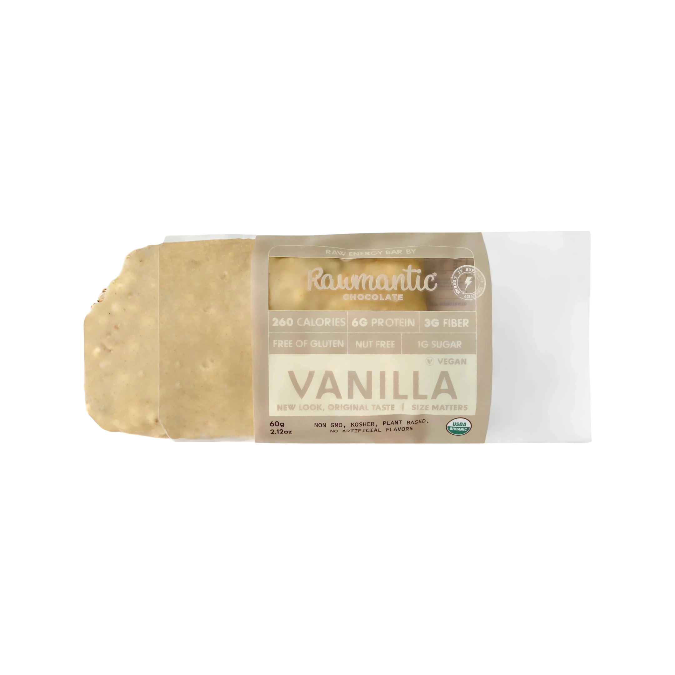 Organic Vanilla Energy Bar (Sugar-Free)