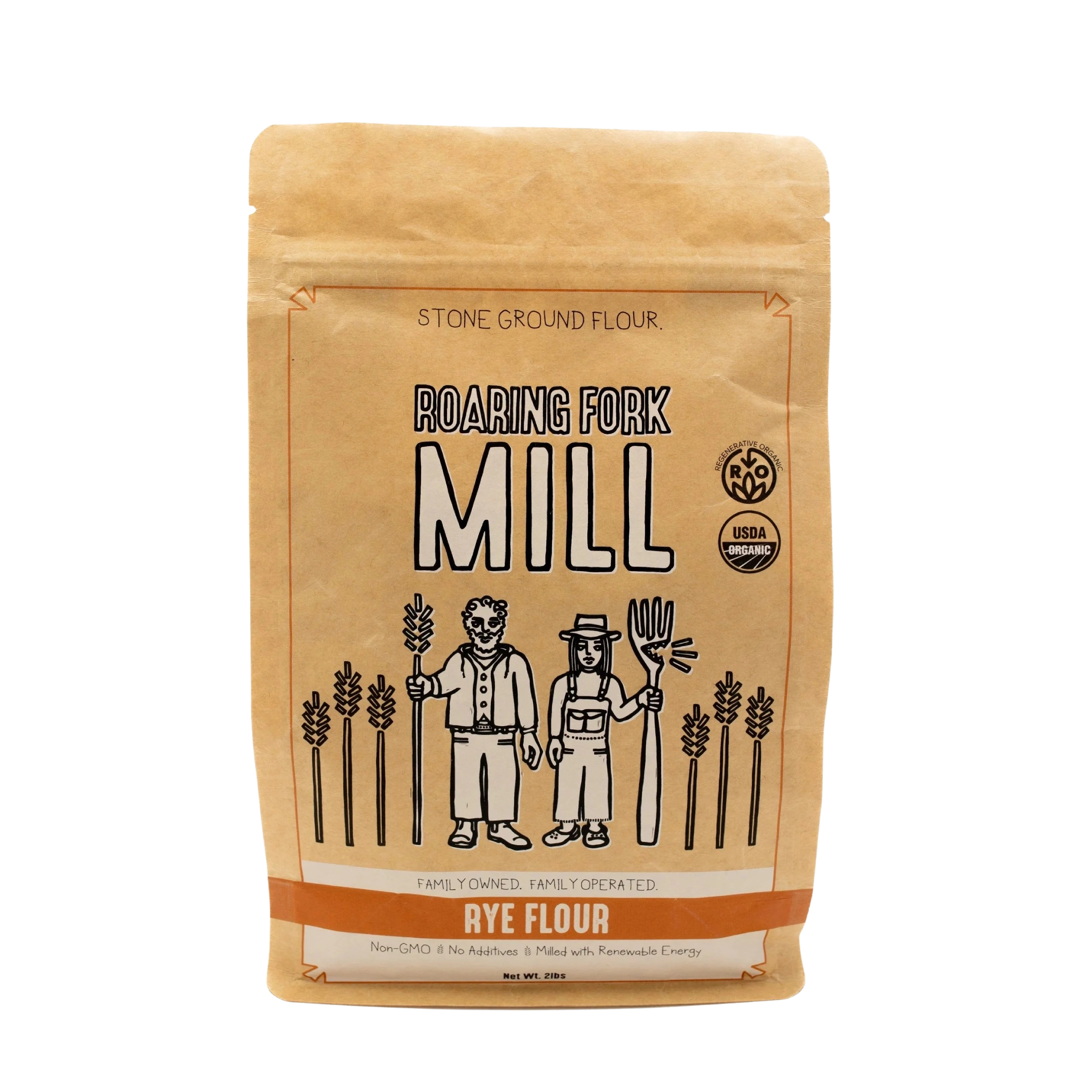 Stone Ground Regeneratively Ryman Rye Flour