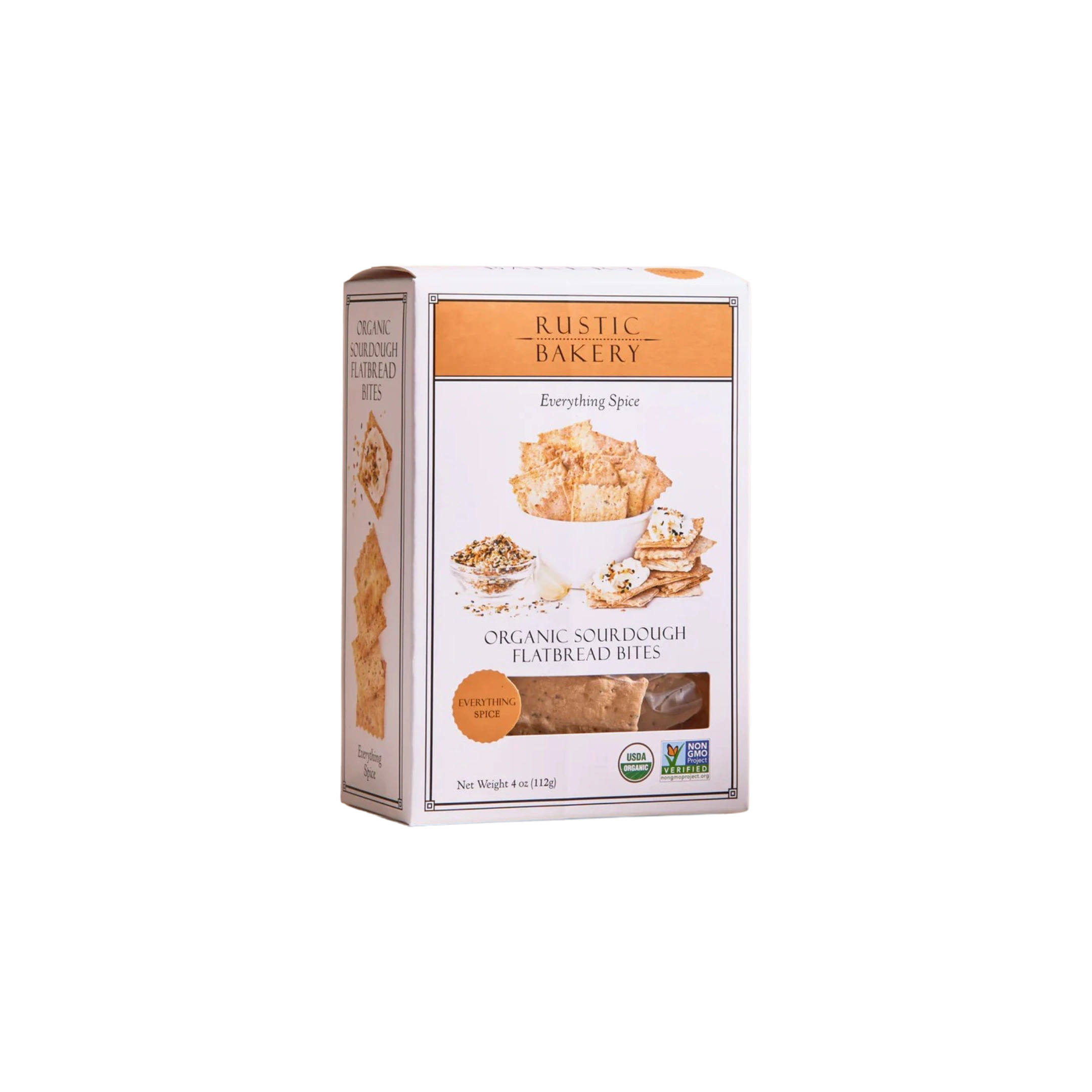 Organic Sourdough Flatbread Bites Everything Spice