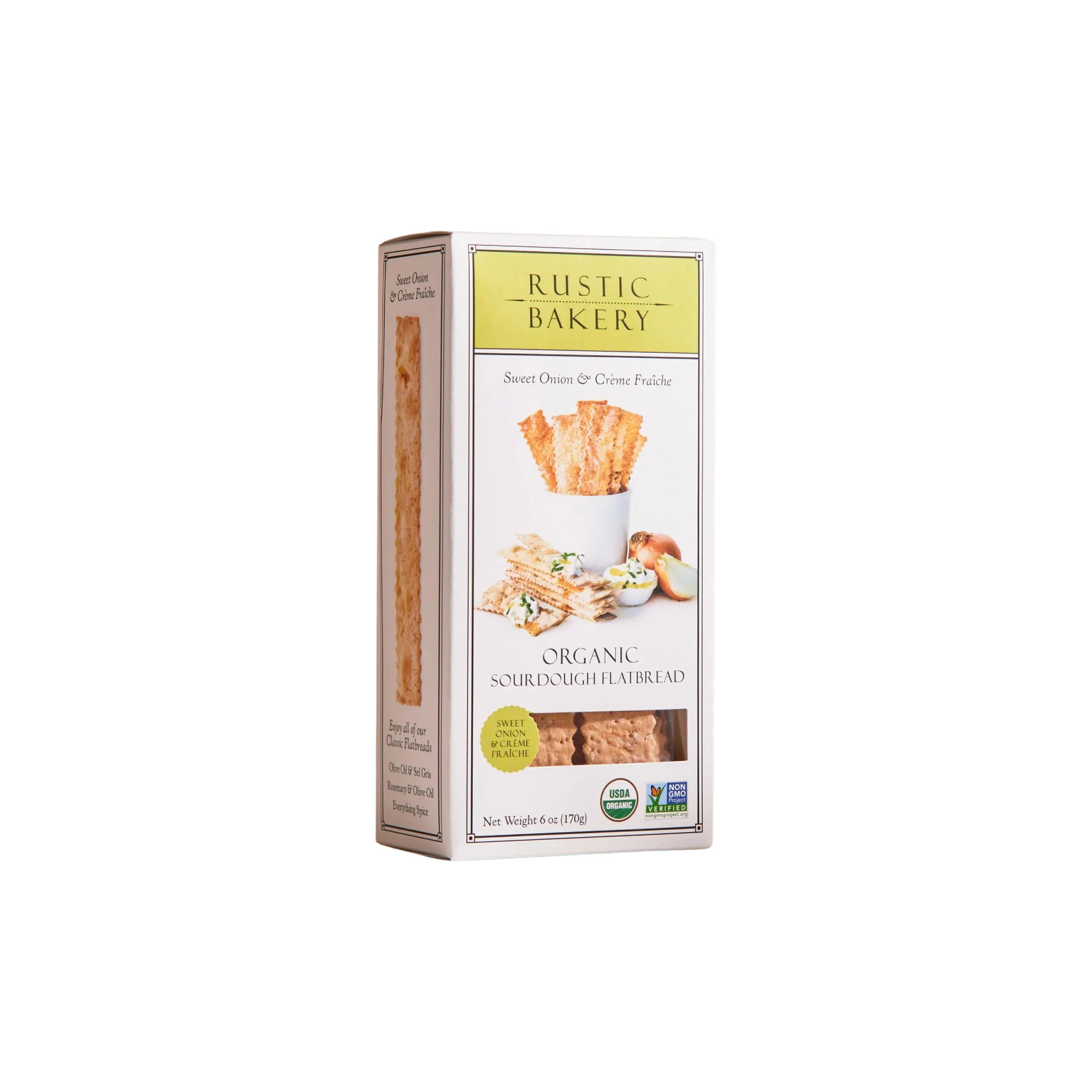 Sourdough Flatbread Onion & Crème Fraiche