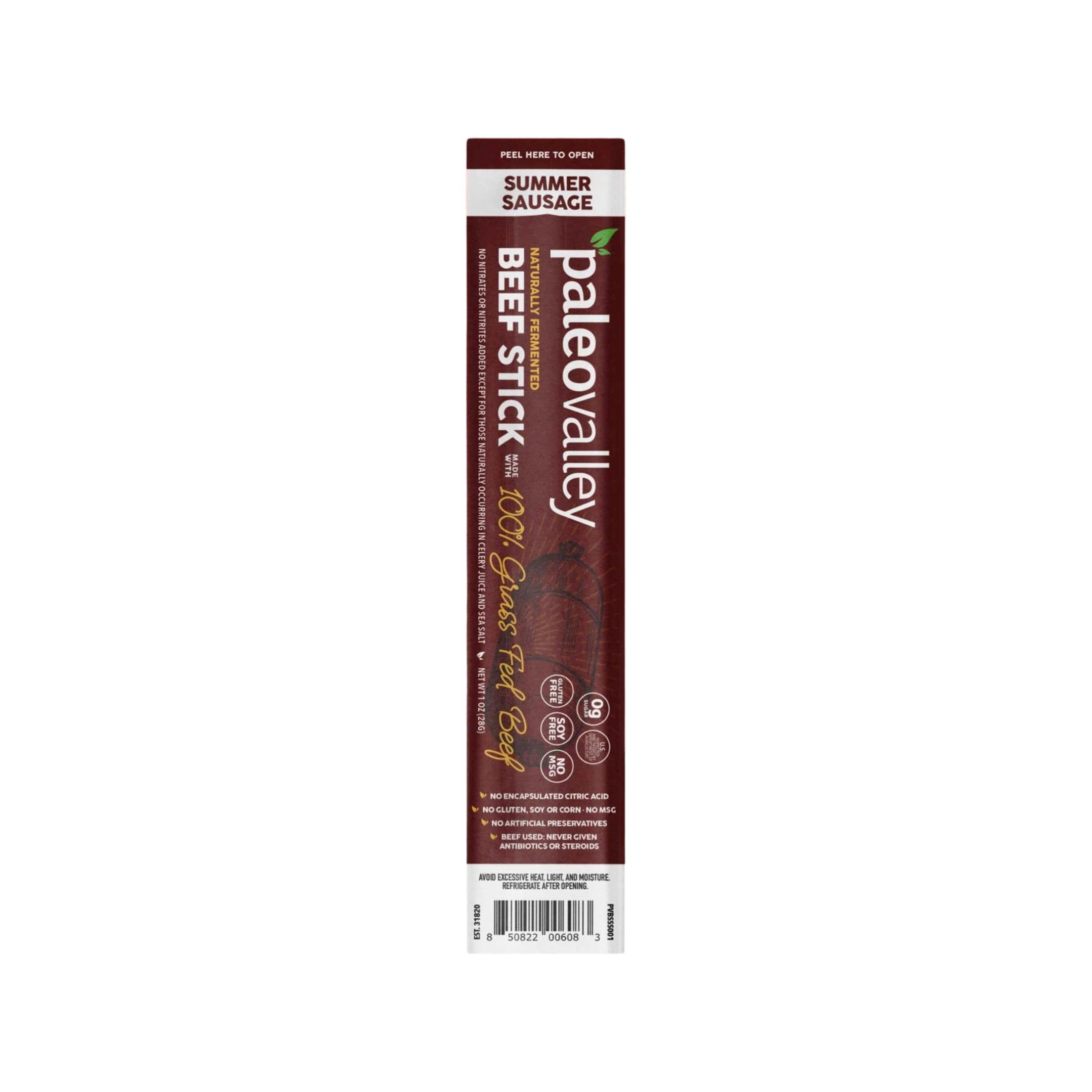 100% Grass-Fed Beef Stick Summer Sausage