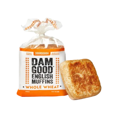 Damn Good Whole Wheat Sourdough English Muffins – 12 oz 4 ct