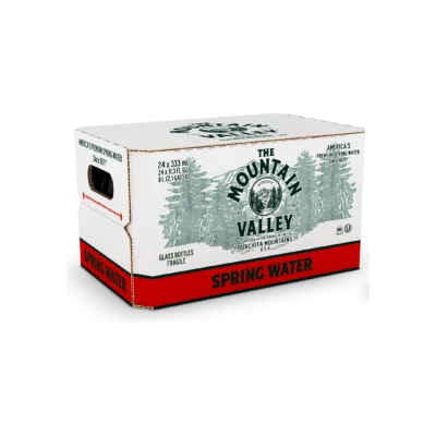 Spring Water Glass Bottle 16.9 fl oz 12 pack