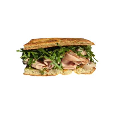 Mortadella and Raclette Sandwich