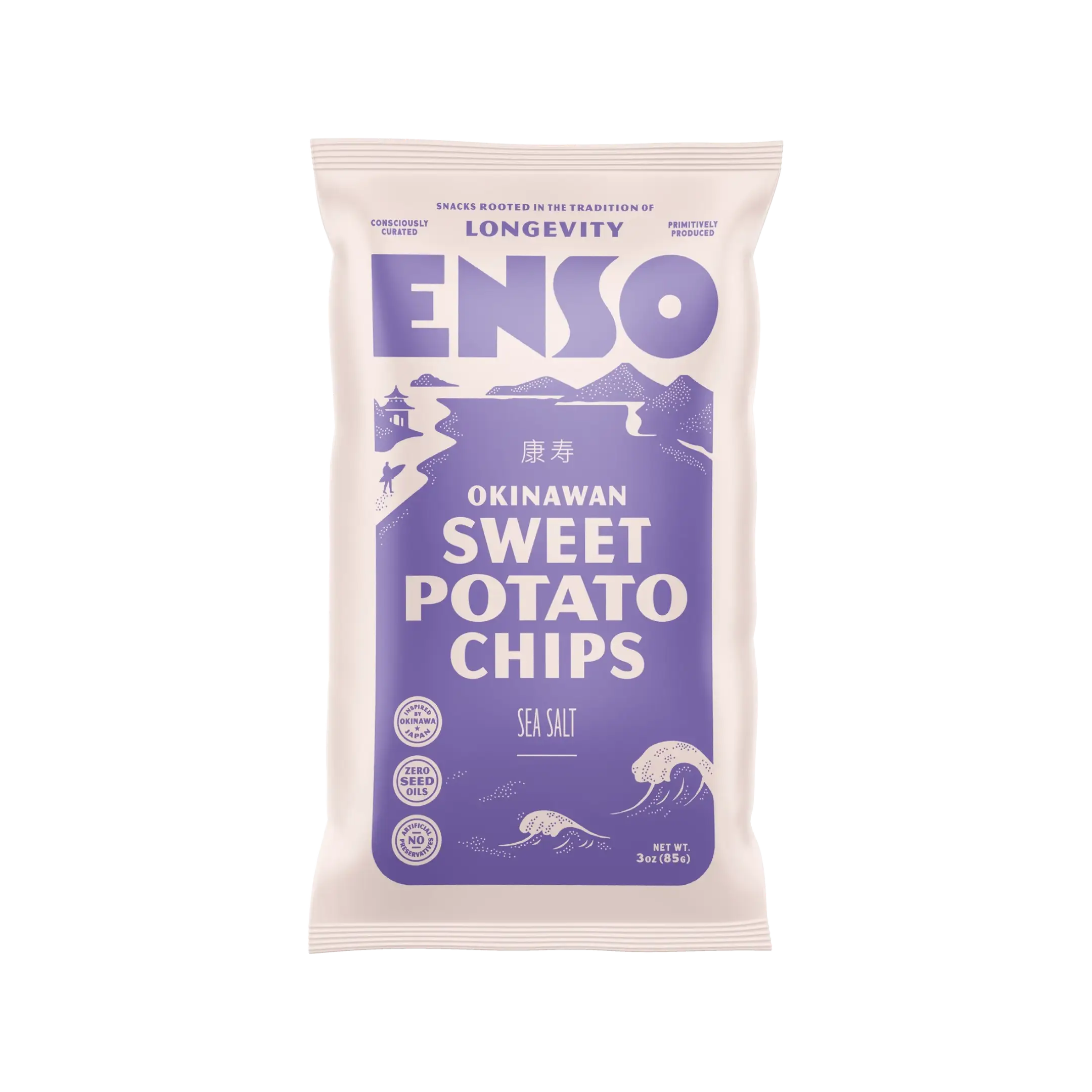 Okinawan Sweet Potato Chips With Sea Salt