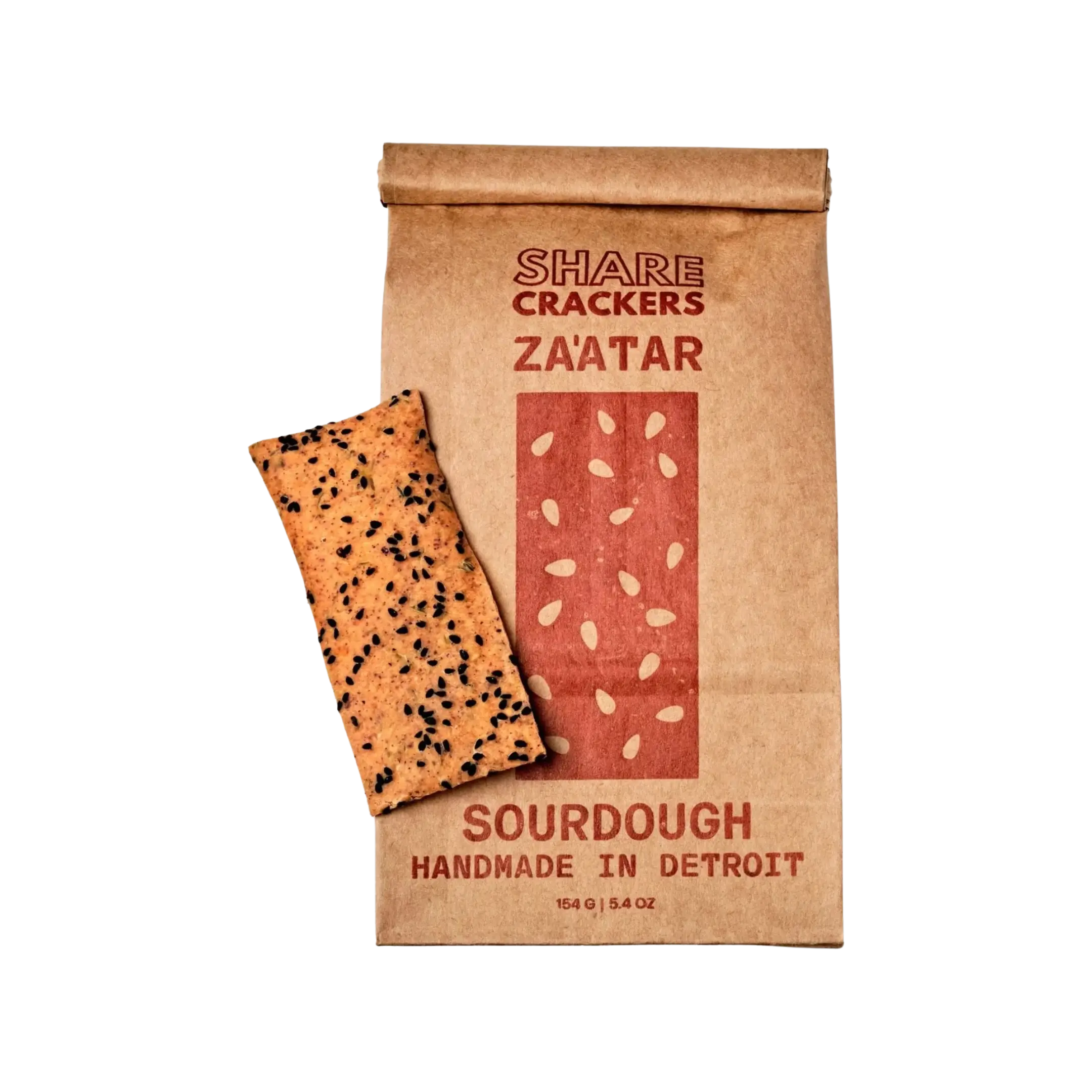 Za’atar Sourdough Crackers