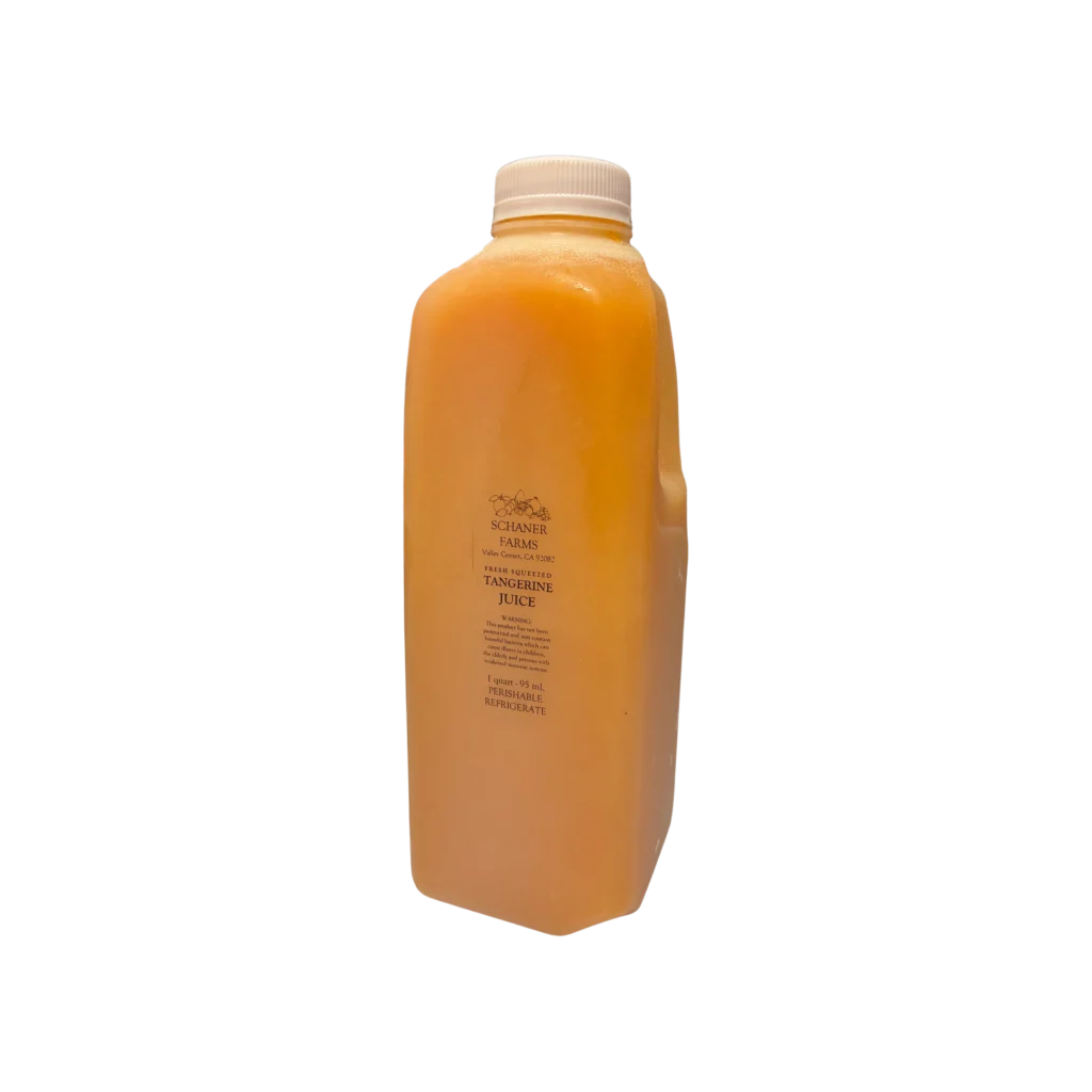 Freshly Squizzed Tangerine Juice