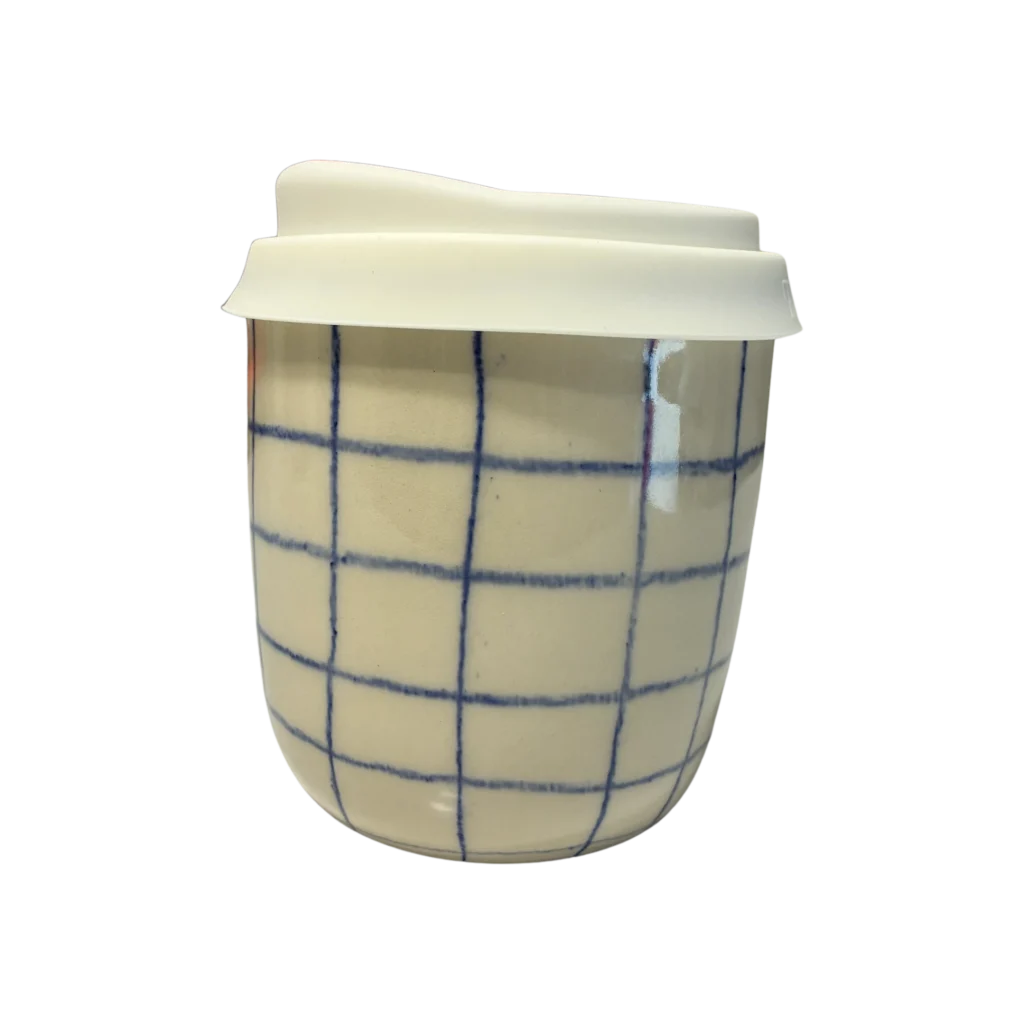 Grid Travel Mugs Hand Made