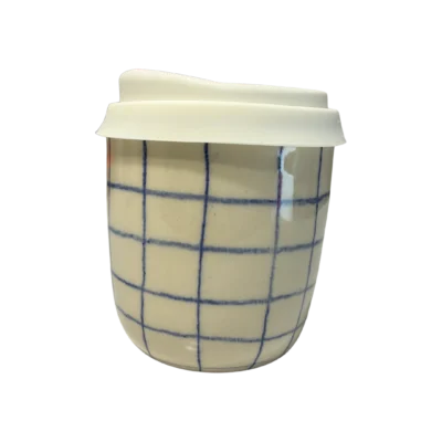 Grid Travel Mugs Hand Made