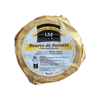 Hand Molded Beurre de Baratte Salted Butter