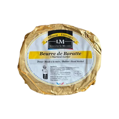 Hand Molded Beurre de Baratte Unsalted Butter