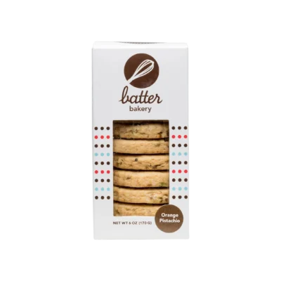 Orange Pistachio Shortbread Cookies