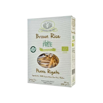 Organic Brown Rice Penne Rigate Pasta