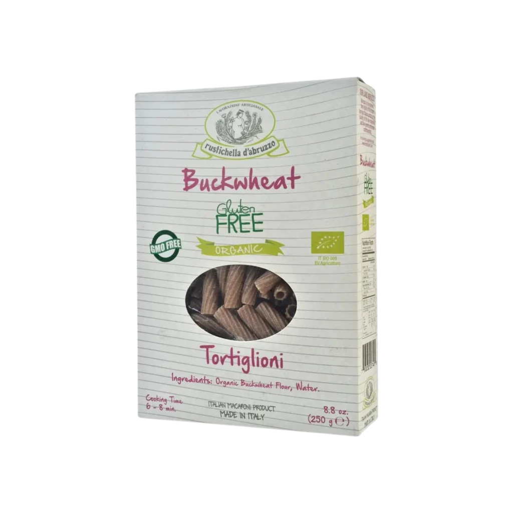 Organic Buckwheat Tortiglioni Pasta