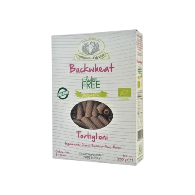 Organic Buckwheat Tortiglioni Pasta