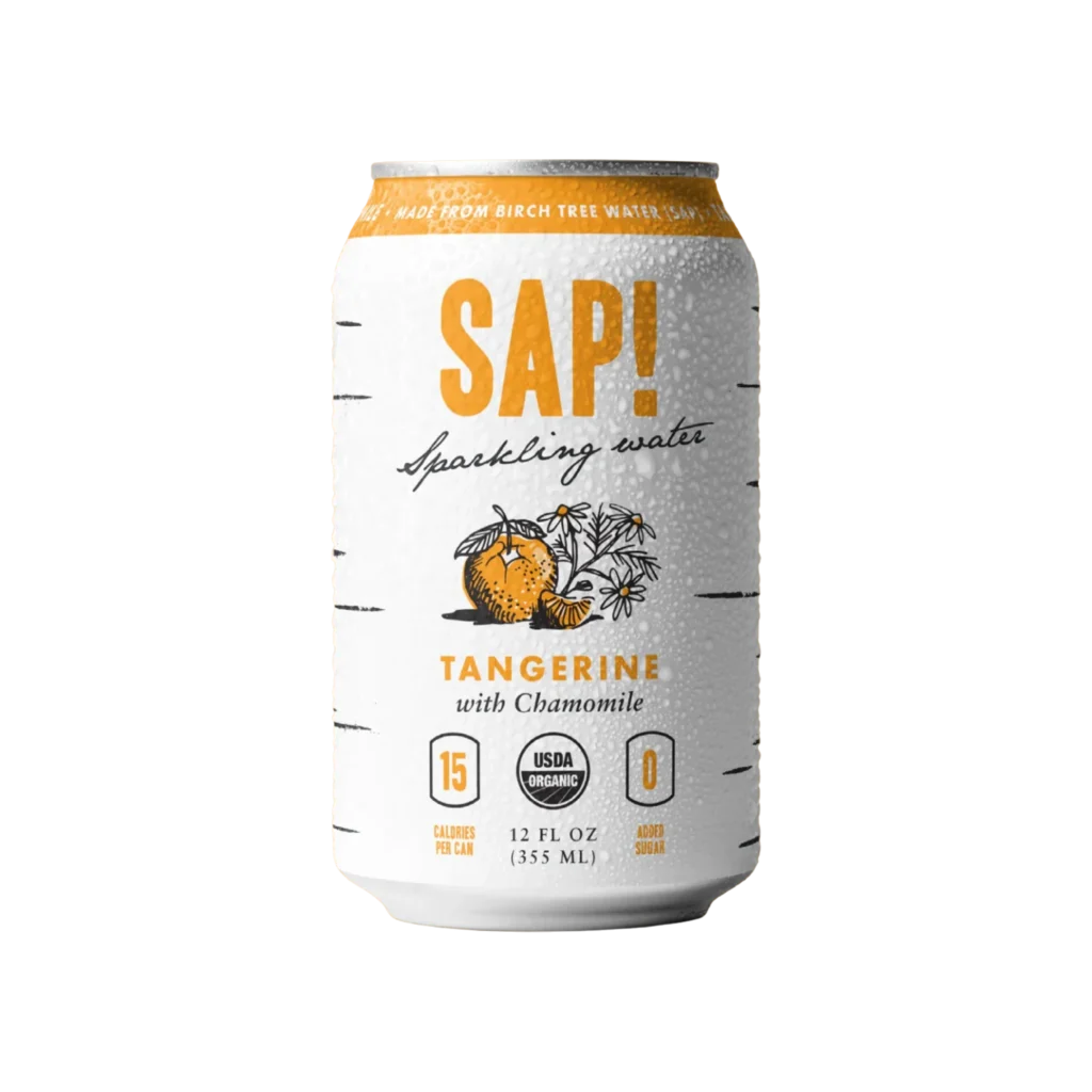 Tangerine-Chamomile Sparkling Water