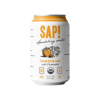 Tangerine-Chamomile Sparkling Water