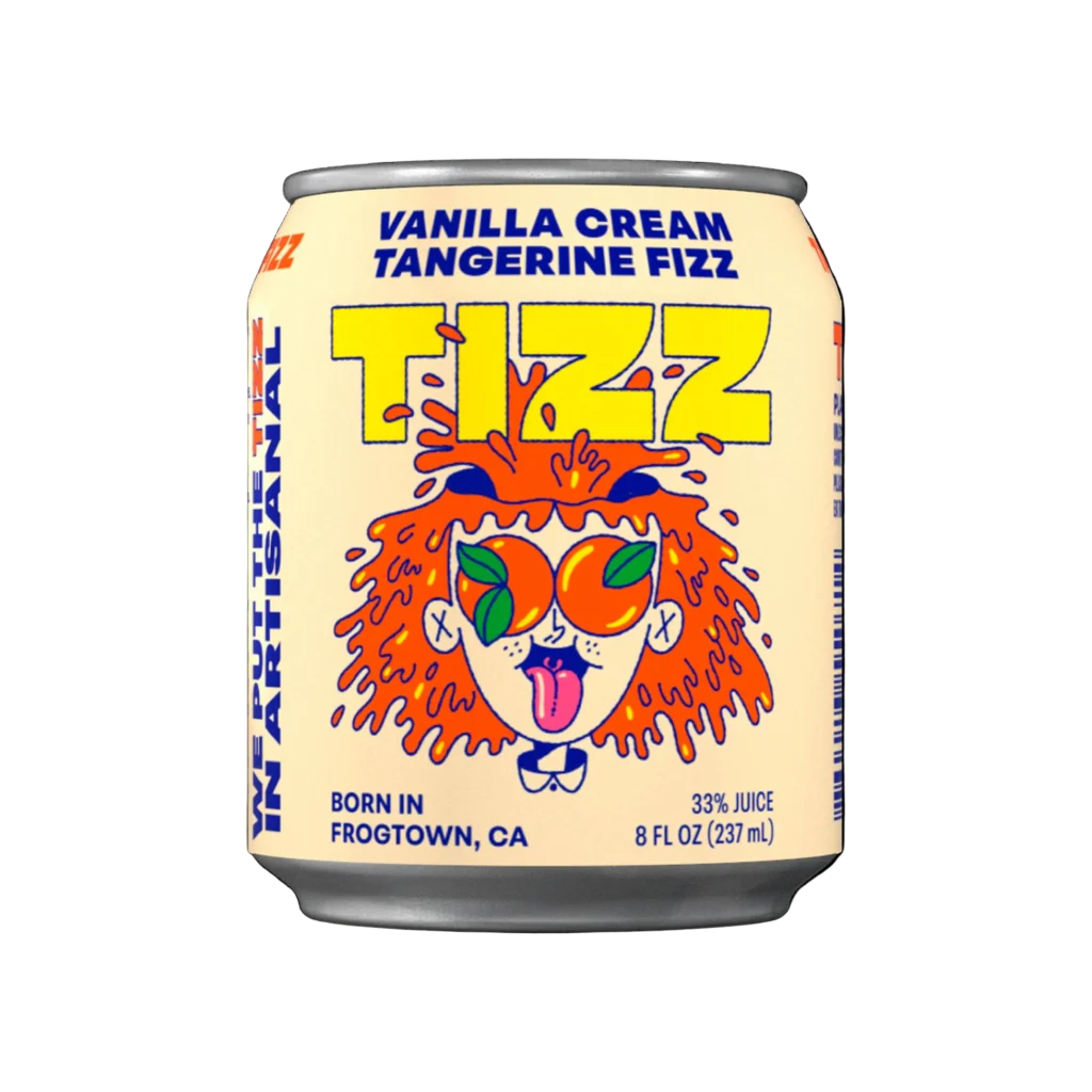 Vanilla Cream Tangerine Fizz Soda