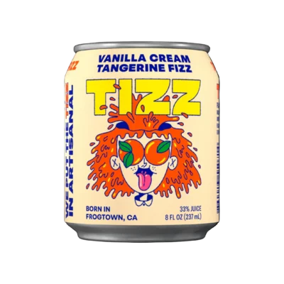Vanilla Cream Tangerine Fizz Soda
